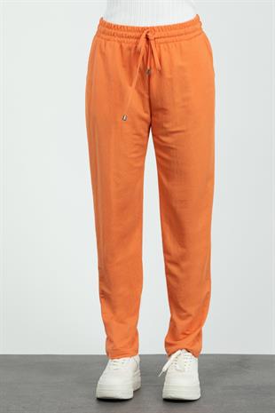 On Triko Lastikli Dar Paça Pantolon