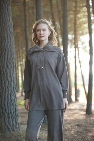 Premium By Moodbasic ÇITÇIT DETAYLI TRİKO TAKIM