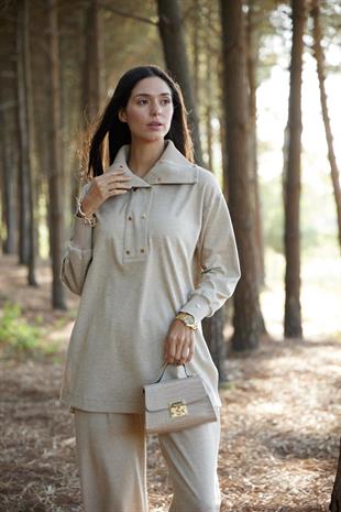 Premium By Moodbasic ÇITÇIT DETAYLI TRİKO TAKIM