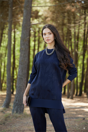 Premium By Moodbasic DESENLİ İPEK CUPRA TAKIM