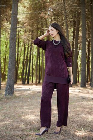 Premium By Moodbasic DESENLİ İPEK CUPRA TAKIM