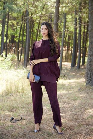 Premium By Moodbasic DESENLİ İPEK CUPRA TAKIM