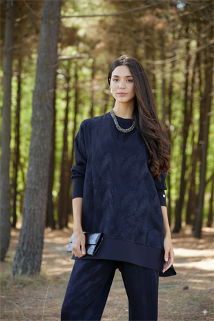 Premium By Moodbasic DESENLİ İPEK CUPRA TAKIM