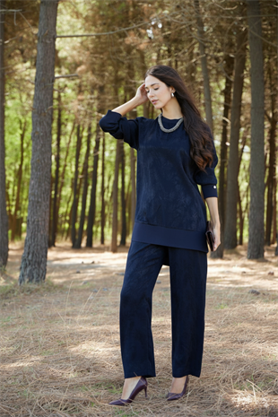 Premium By Moodbasic DESENLİ İPEK CUPRA TAKIM