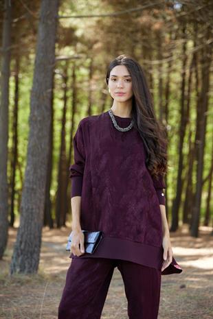 Premium By Moodbasic DESENLİ İPEK CUPRA TAKIM