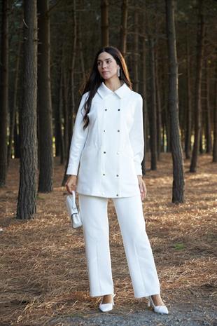 Premium By Moodbasic KENDİNDEN SİMLİ KABARTMALI ÇITÇITLI TAKIM