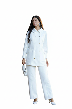 Premium By Moodbasic KENDİNDEN SİMLİ KABARTMALI ÇITÇITLI TAKIM