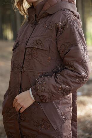 Premium By Moodbasic PUL NAKIŞLI KAPİTONE ASTARLI MONT