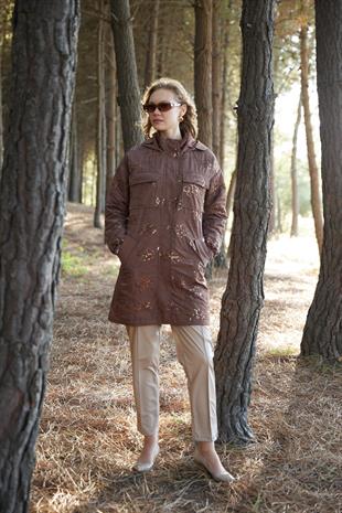 Premium By Moodbasic PUL NAKIŞLI KAPİTONE ASTARLI MONT