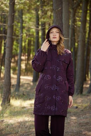 Premium By Moodbasic PUL NAKIŞLI KAPİTONE ASTARLI MONT