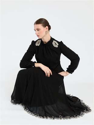 THREE LİGHT ETEK UCU TAŞLI NAVİ TAKIM