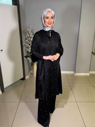 YEŞİM ÖZCAN ELENA TAŞLI PANTOLON