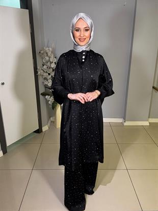 YEŞİM ÖZCAN ELENA TAŞLI PANTOLON