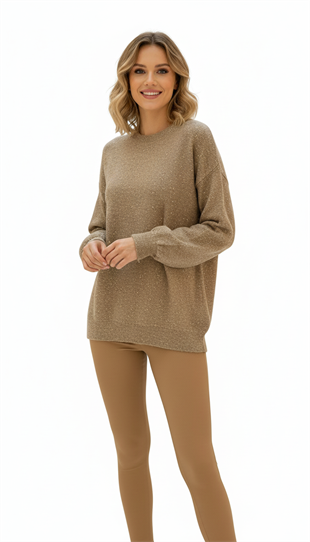 YEŞİM ÖZCAN SİMLİ TRİKO TUNİK