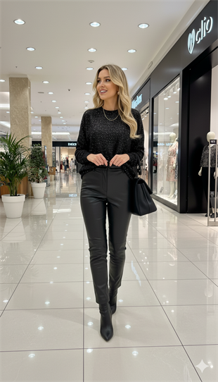 YEŞİM ÖZCAN SİMLİ TRİKO TUNİK