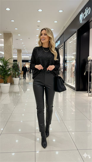 YEŞİM ÖZCAN SİMLİ TRİKO TUNİK