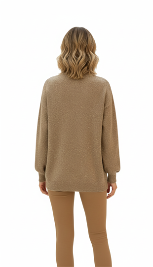 YEŞİM ÖZCAN SİMLİ TRİKO TUNİK