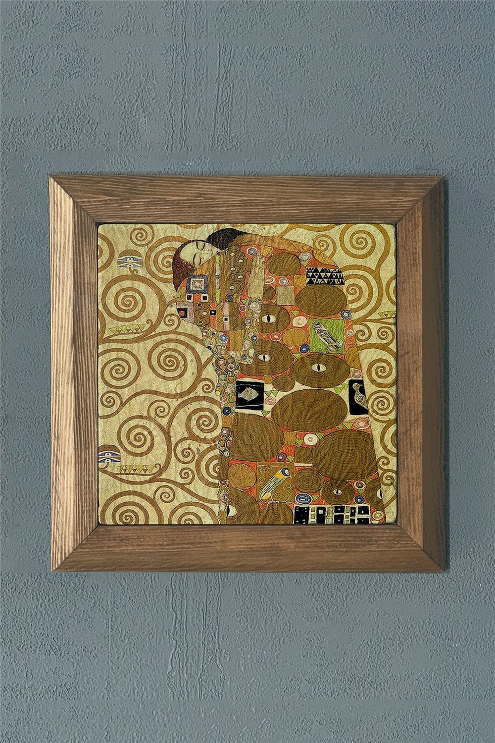 MASİF ÇERÇEVELİ DOĞALTAŞ TABLO PANO OSCAR STONE DECOR 28x28 cm / PRMT2020-1403
