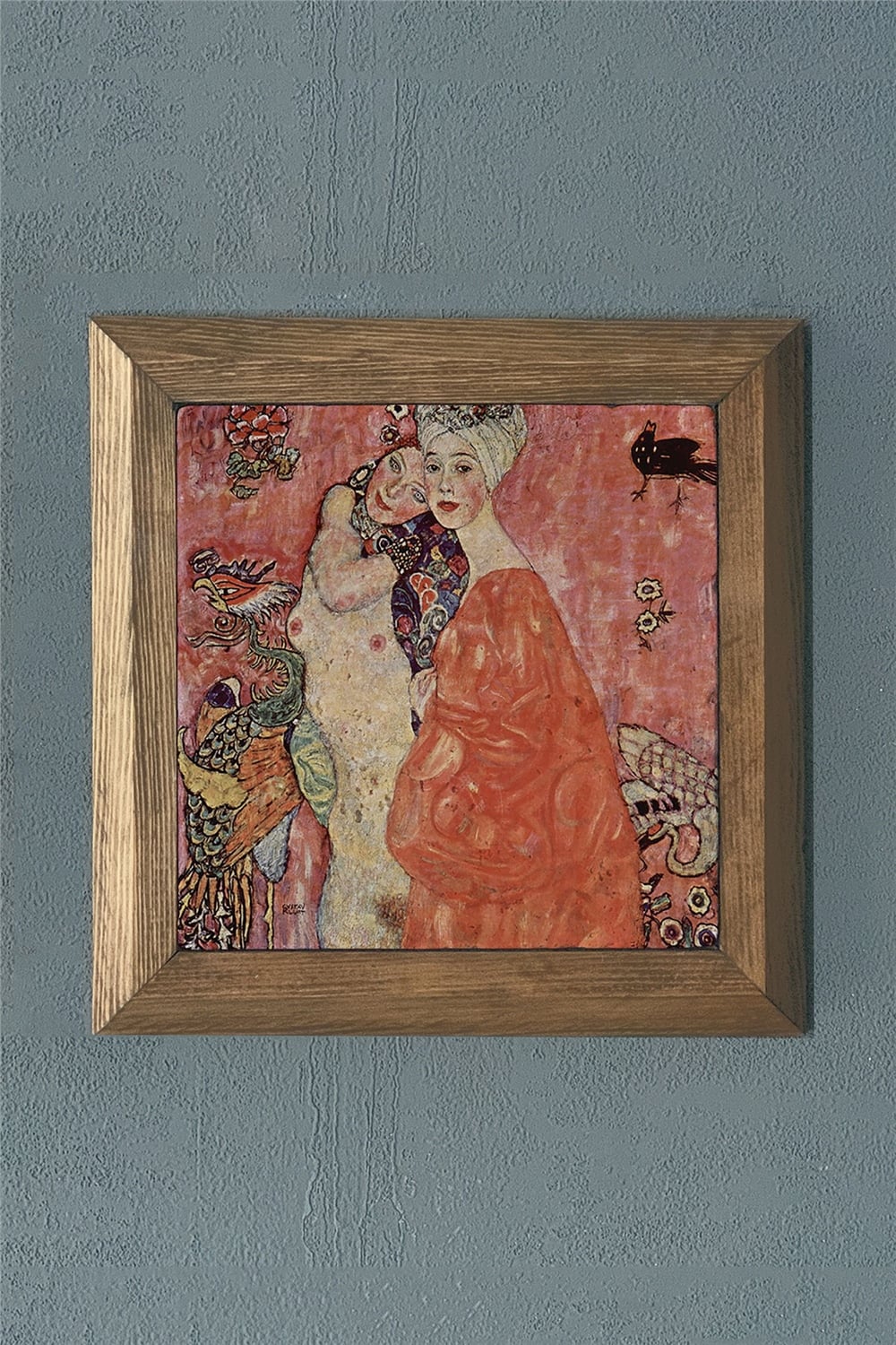 MASİF ÇERÇEVELİ DOĞALTAŞ TABLO PANO OSCAR STONE DECOR 28x28 cm / PRMT2020-1401