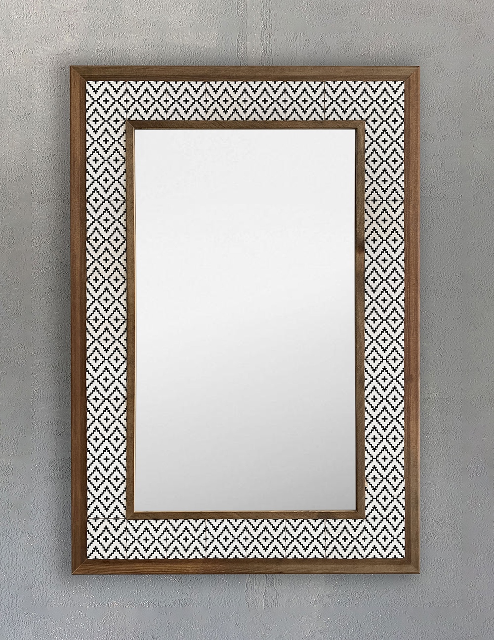 OSCAR STONE DECOR ÇERÇEVELİ MOZAİK DOĞALTAŞ AYNA / AYN4060-003