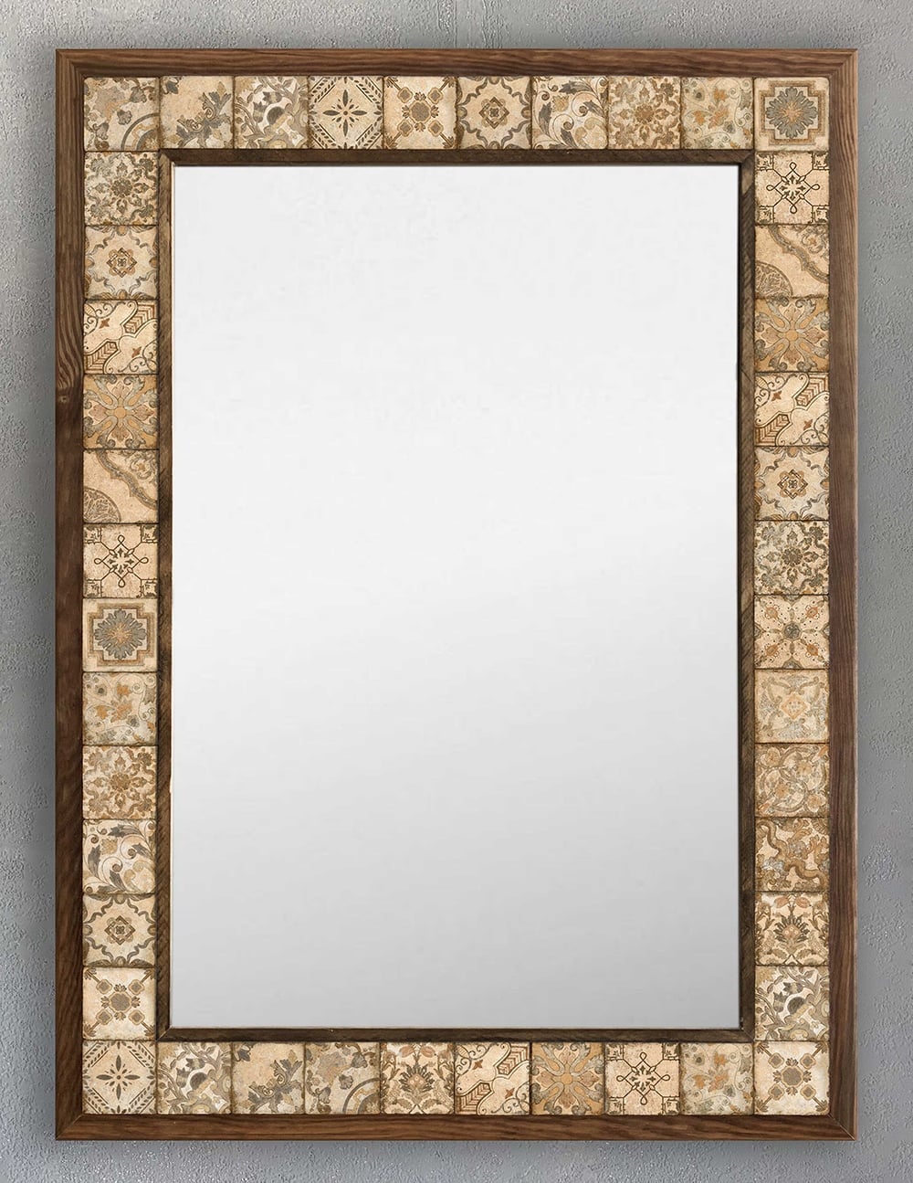 OSCAR STONE DECOR ÇERÇEVELİ MOZAİK DOĞALTAŞ AYNA / AYN5070-075