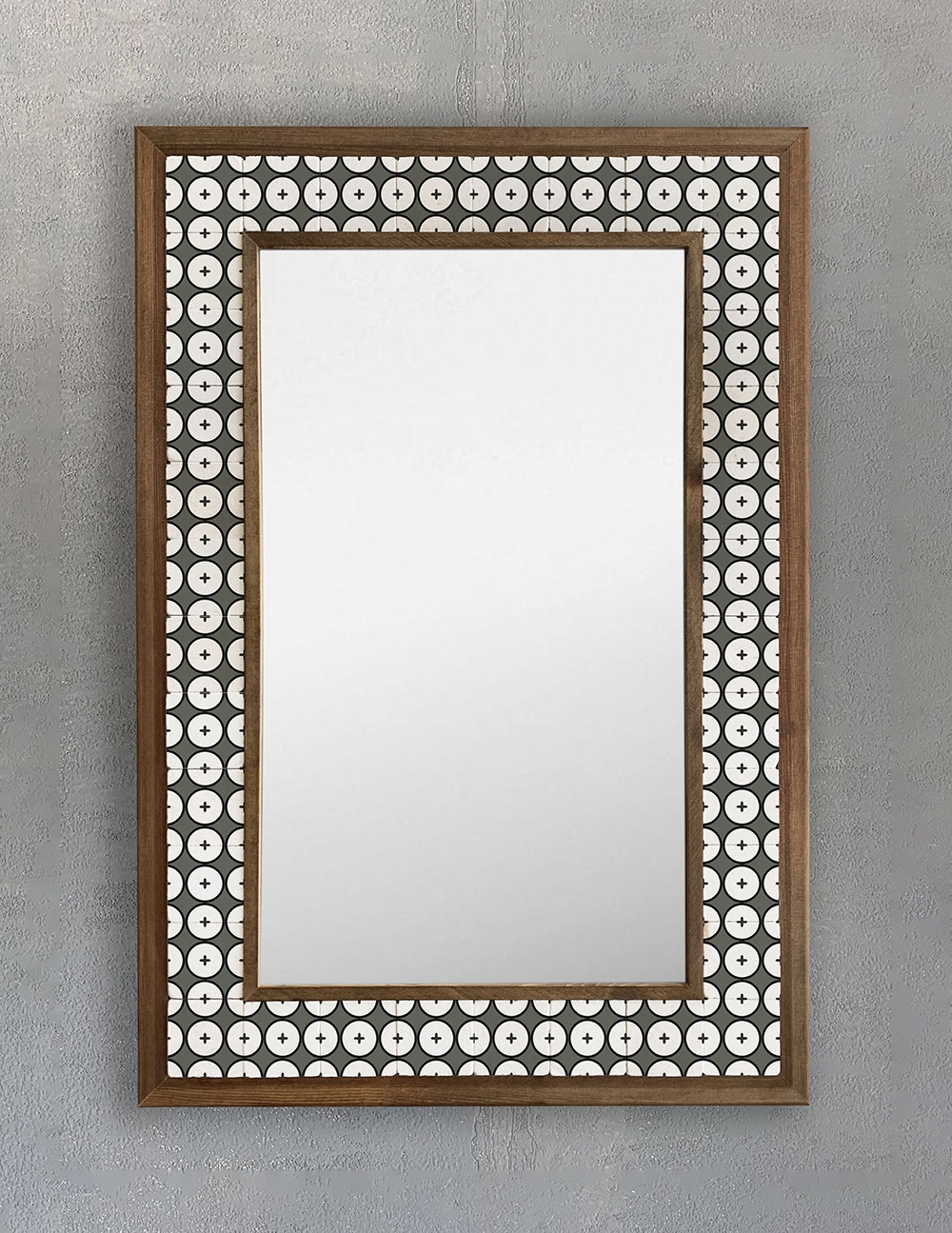 OSCAR STONE DECOR ÇERÇEVELİ MOZAİK DOĞALTAŞ AYNA / AYN4060-005