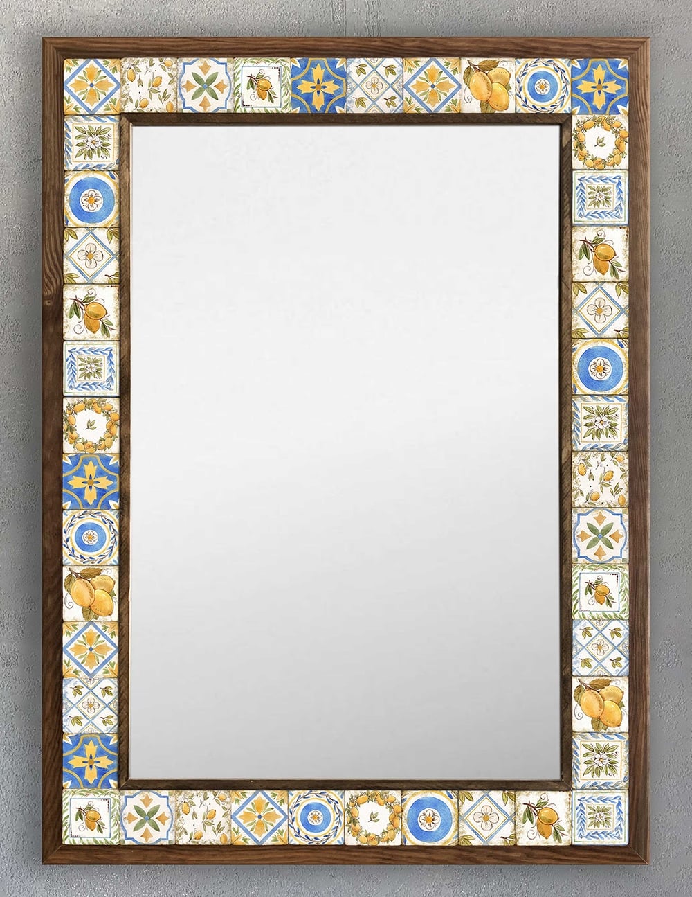 OSCAR STONE DECOR ÇERÇEVELİ MOZAİK DOĞALTAŞ AYNA / AYN5070-067