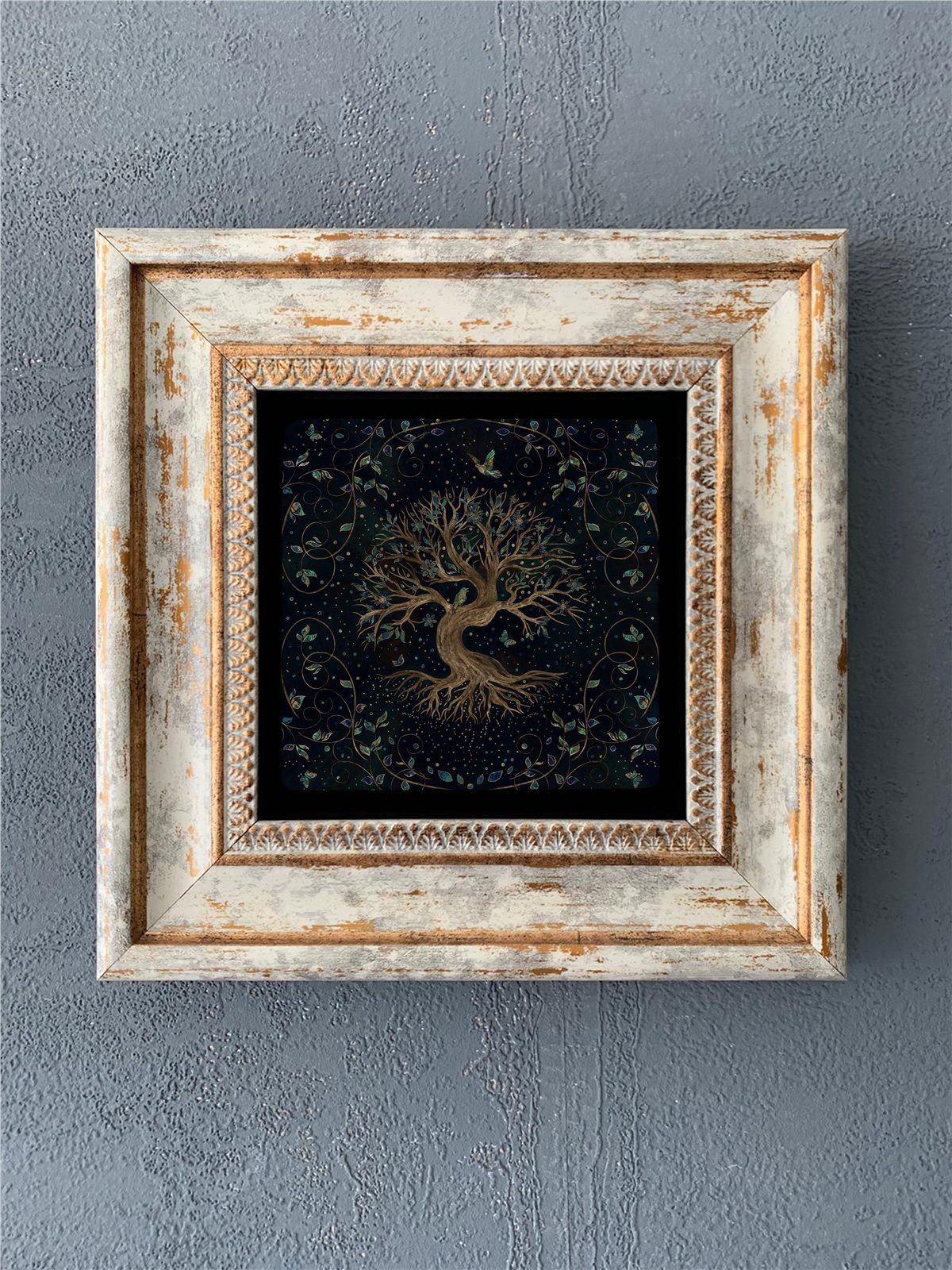 OSCAR STONE DECOR TEKLİ ÇERÇEVELİ DOĞALTAŞ DUVAR DEKORU / CDD-40-545 (WALL DECOR)