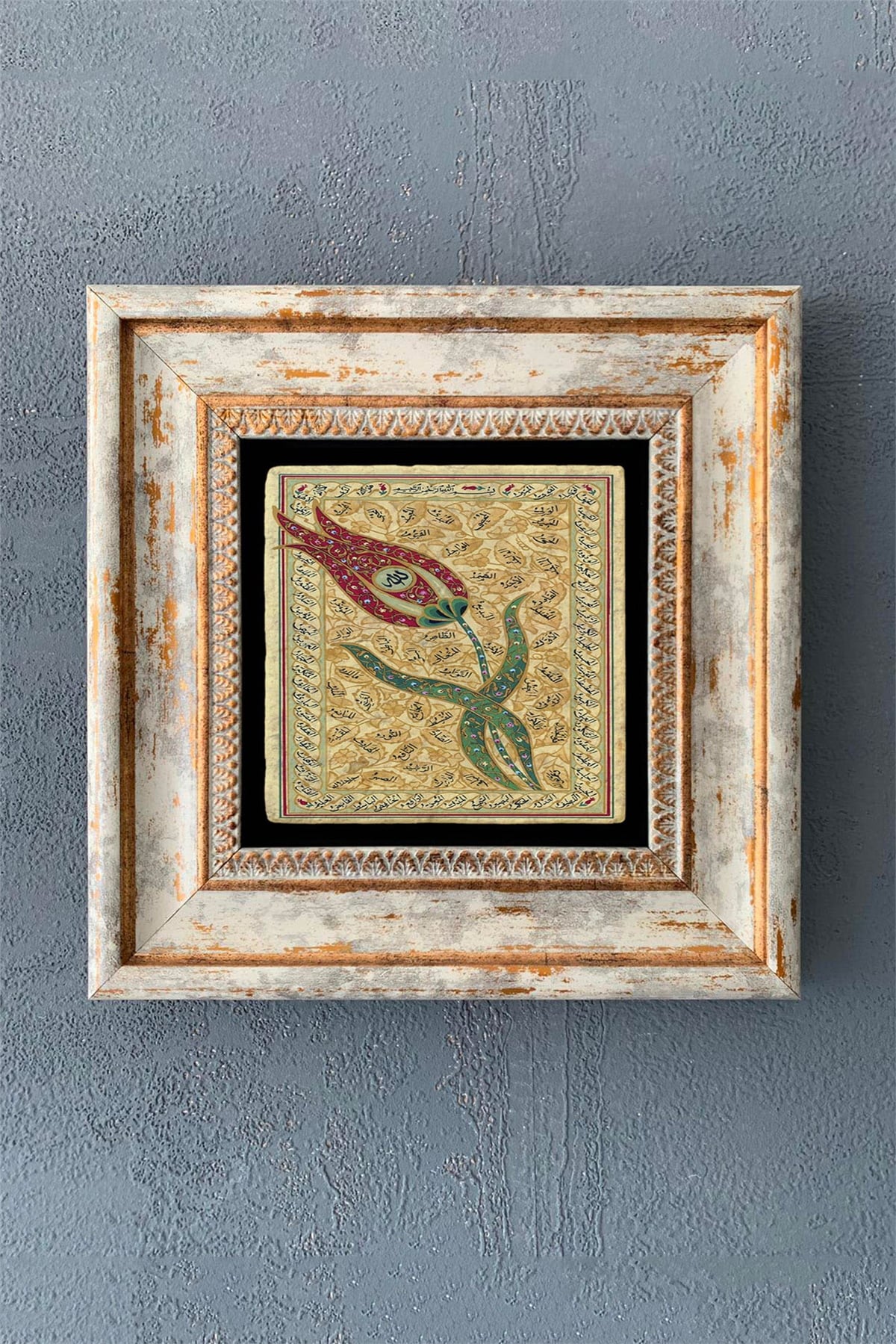 OSCAR STONE DECOR TEKLİ ÇERÇEVELİ DOĞALTAŞ DUVAR DEKORU / CDD1-40-1058 (WALL DECOR)