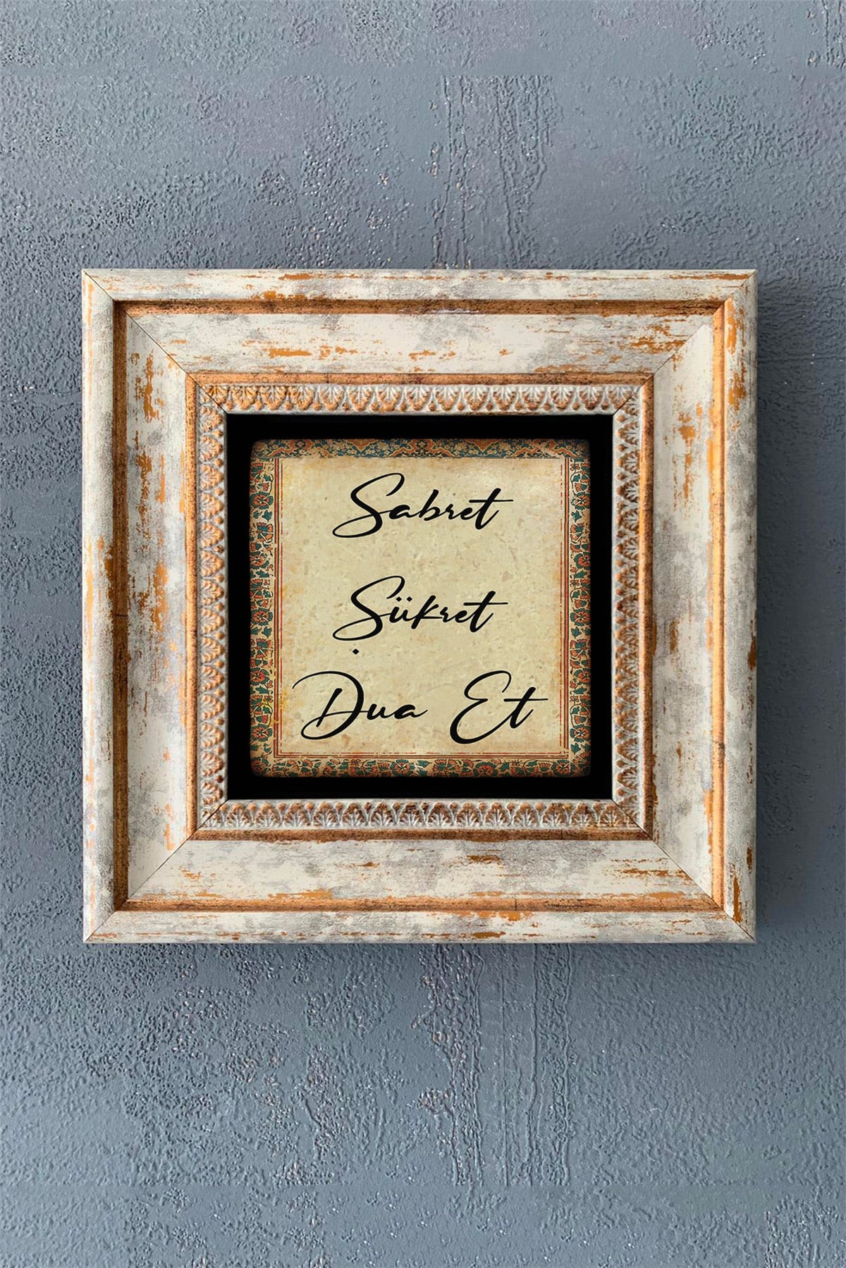 OSCAR STONE DECOR TEKLİ ÇERÇEVELİ DOĞALTAŞ DUVAR DEKORU / CDD1-40-1061 (WALL DECOR)