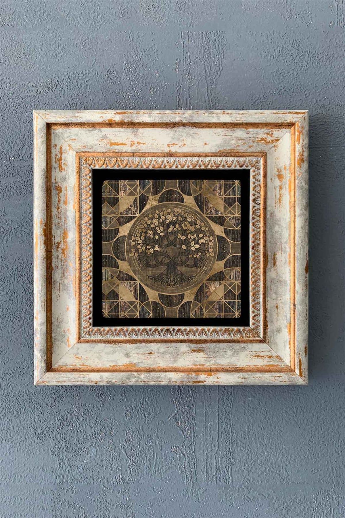 OSCAR STONE DECOR TEKLİ ÇERÇEVELİ DOĞALTAŞ DUVAR DEKORU / CDD1-40-1360 (WALL DECOR)