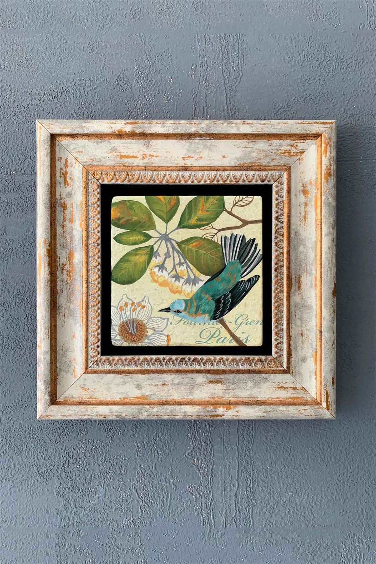 OSCAR STONE DECOR TEKLİ ÇERÇEVELİ DOĞALTAŞ DUVAR DEKORU / CDD1-40-1261 (WALL DECOR)