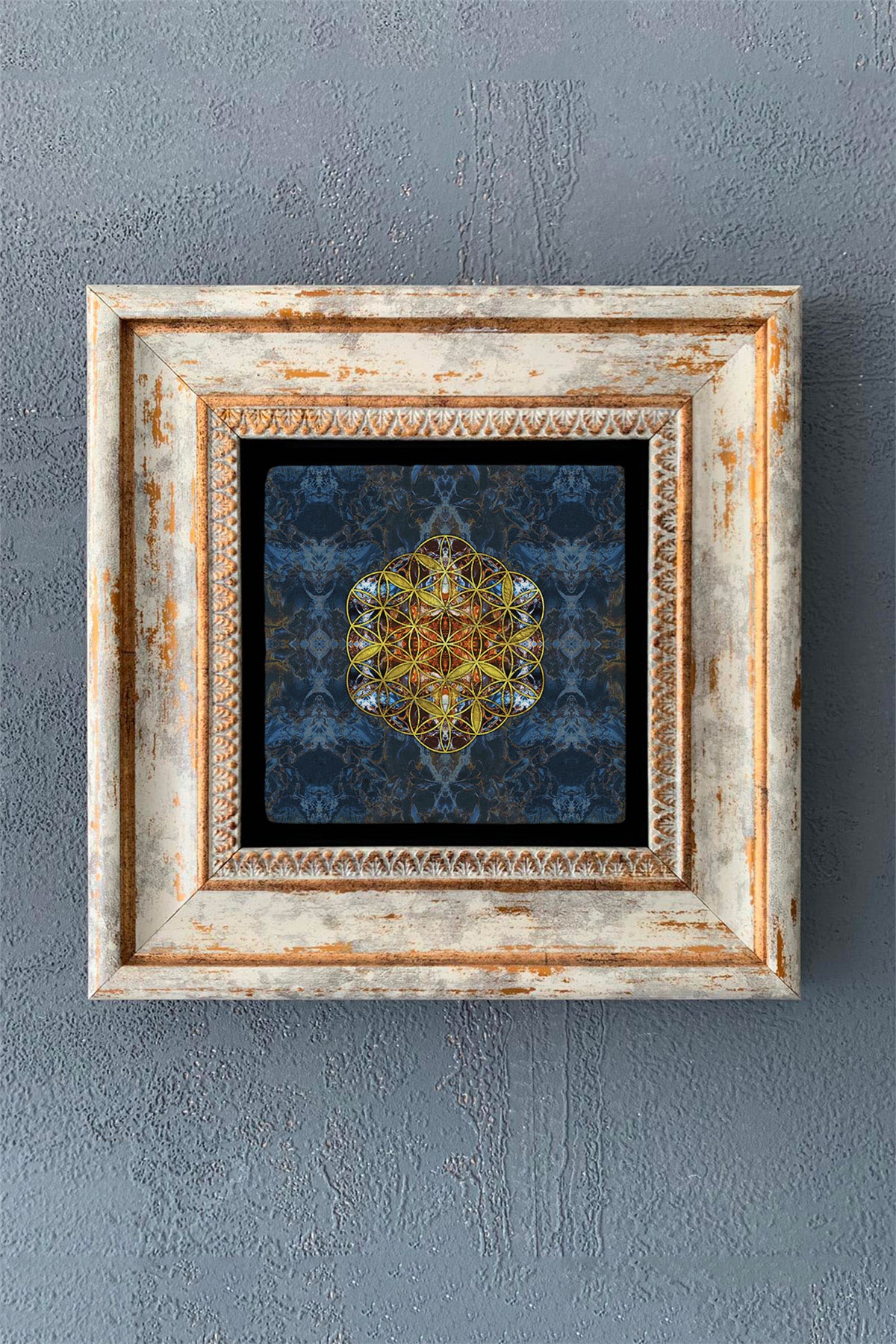 OSCAR STONE DECOR TEKLİ ÇERÇEVELİ DOĞALTAŞ DUVAR DEKORU / CDD1-40-1165 (WALL DECOR)