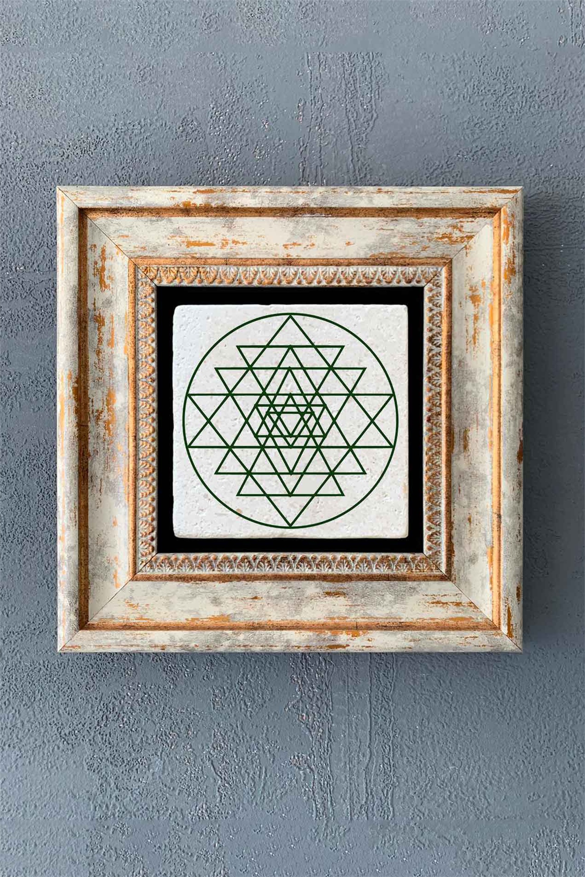 OSCAR STONE DECOR TEKLİ ÇERÇEVELİ DOĞALTAŞ DUVAR DEKORU / CDD1-40-7779 (WALL DECOR)