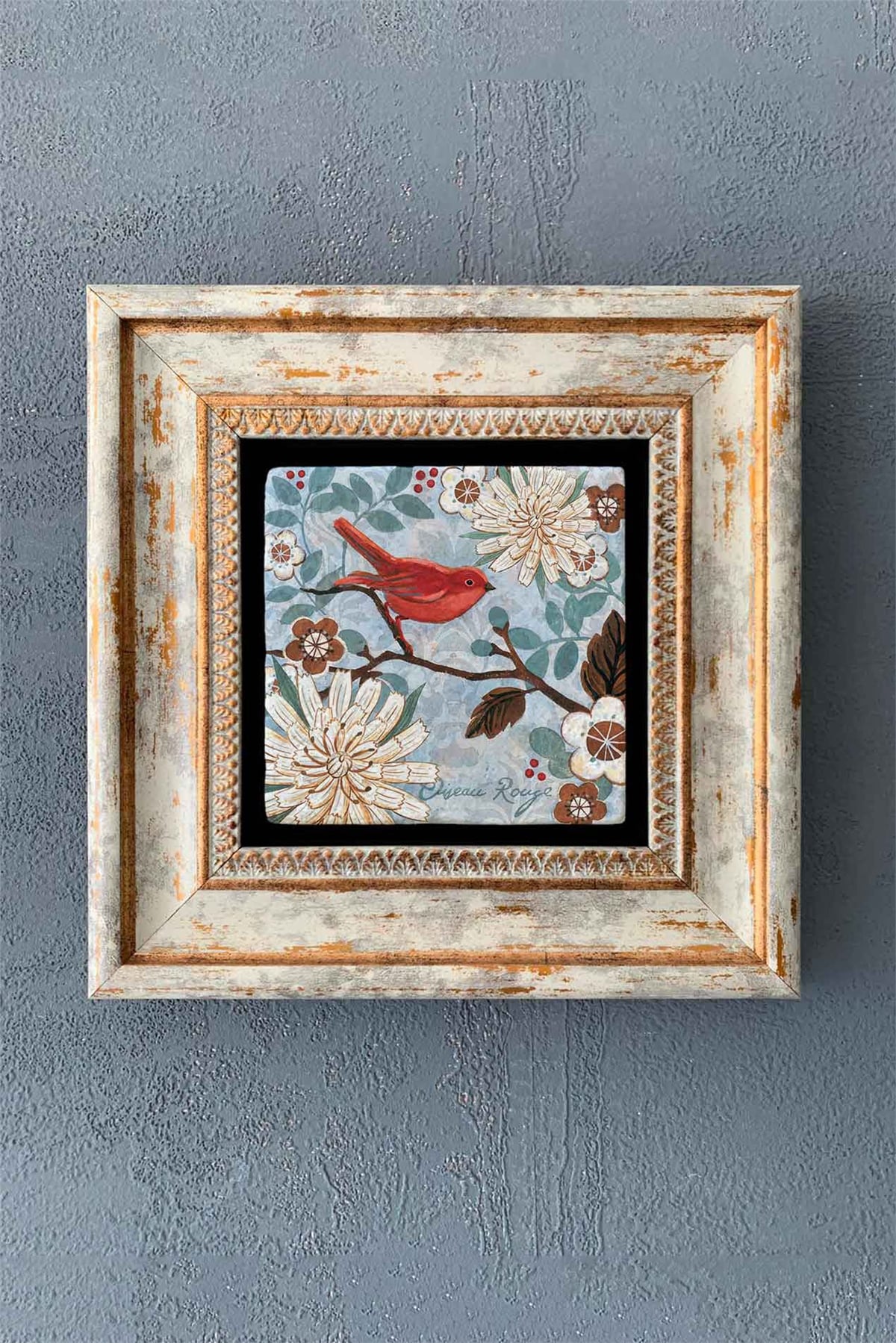 OSCAR STONE DECOR TEKLİ ÇERÇEVELİ DOĞALTAŞ DUVAR DEKORU / CDD1-40-1259 (WALL DECOR)