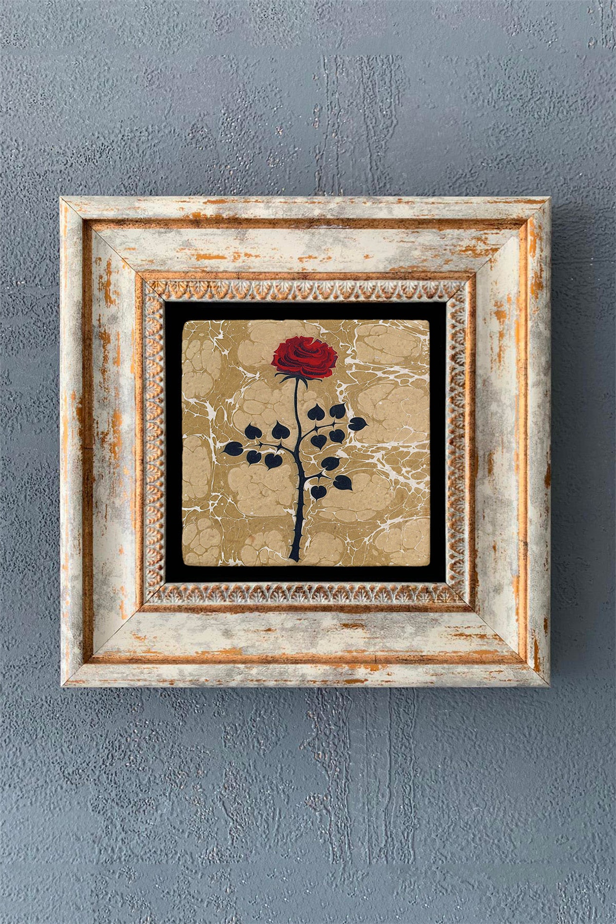 OSCAR STONE DECOR TEKLİ ÇERÇEVELİ DOĞALTAŞ DUVAR DEKORU / CDD1-40-1161 (WALL DECOR)