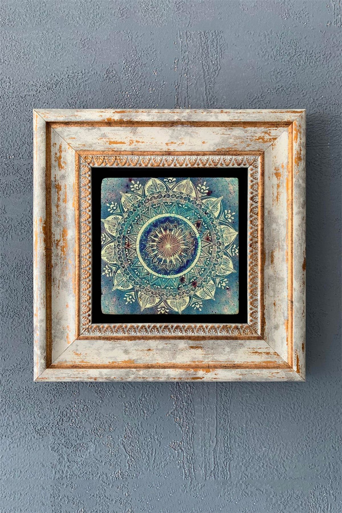 OSCAR STONE DECOR TEKLİ ÇERÇEVELİ DOĞALTAŞ DUVAR DEKORU / CDD1-40-1253 (WALL DECOR)