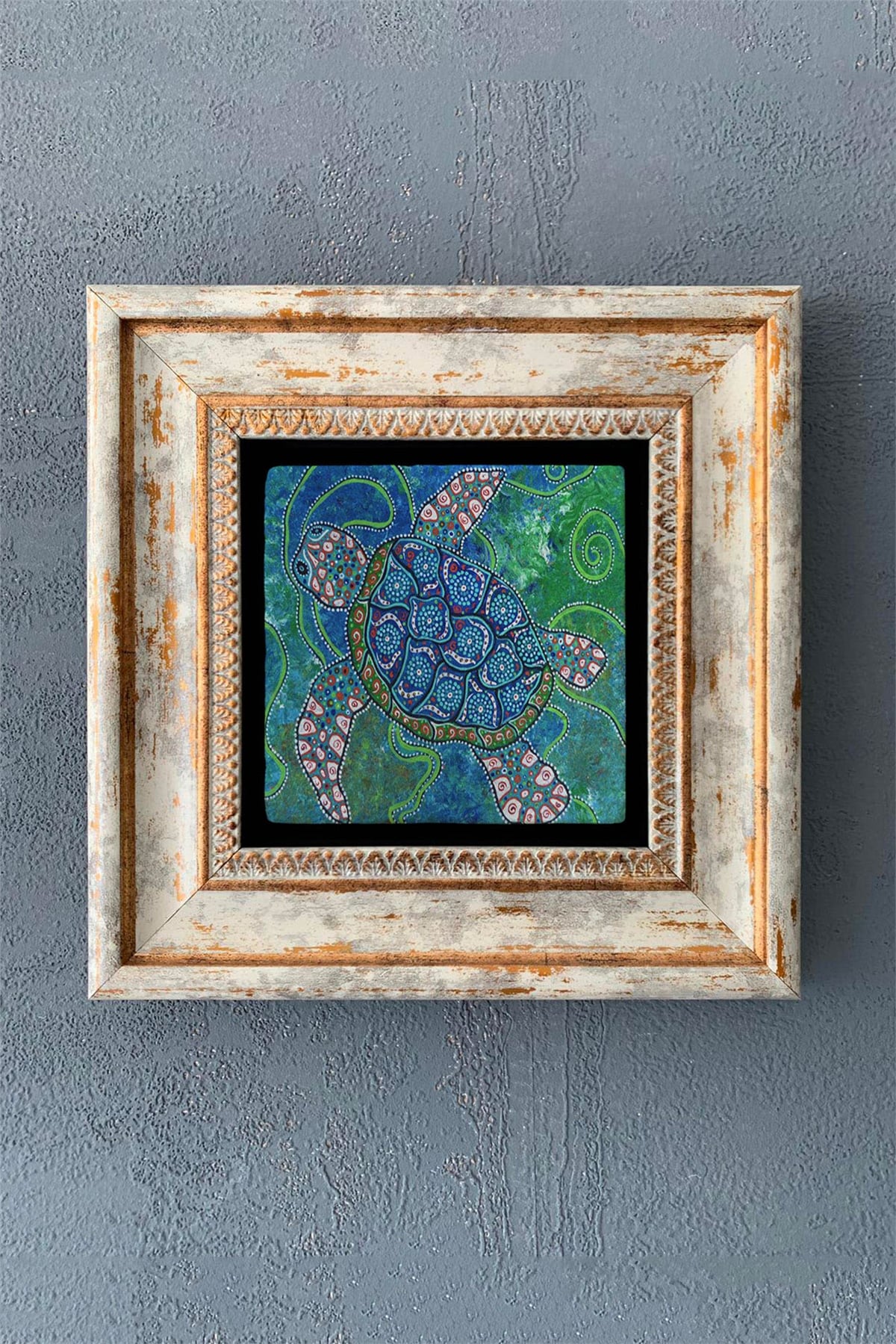 OSCAR STONE DECOR TEKLİ ÇERÇEVELİ DOĞALTAŞ DUVAR DEKORU / CDD1-40-1106 (WALL DECOR)