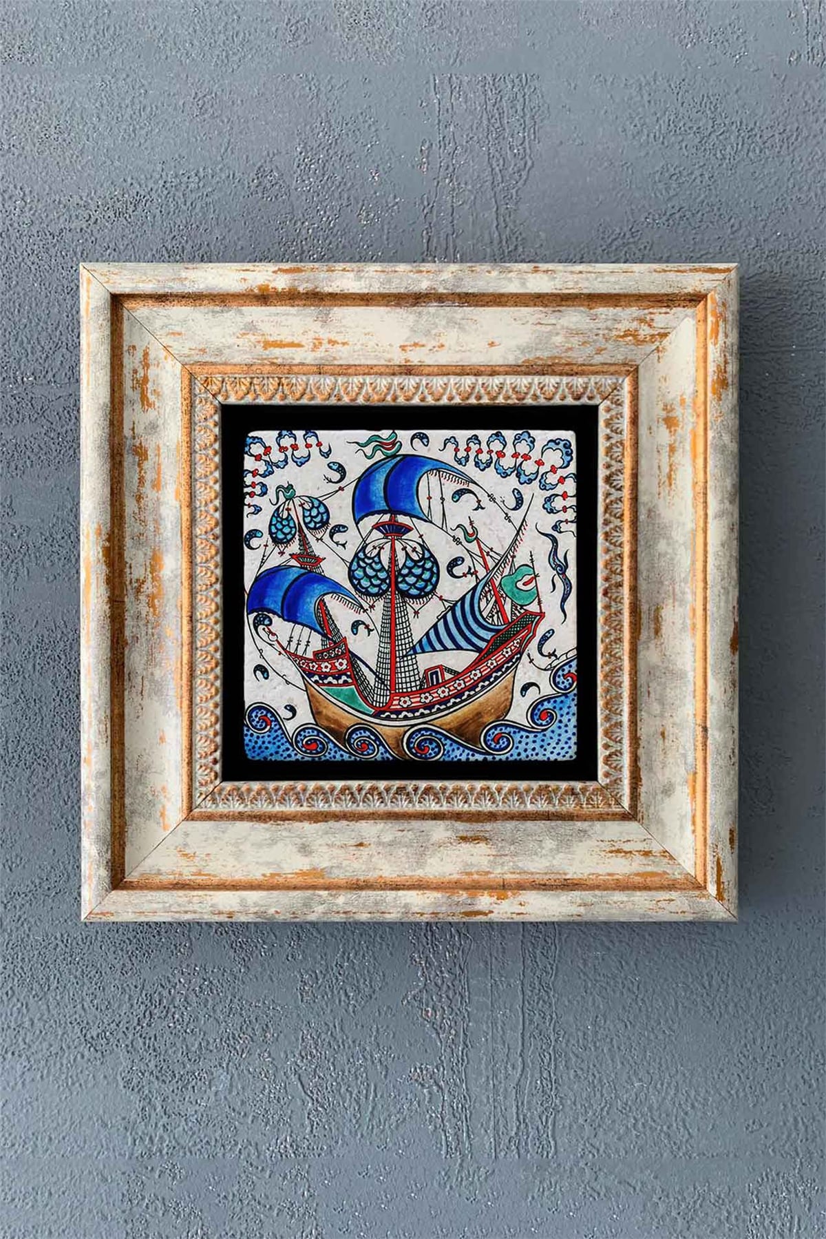 OSCAR STONE DECOR TEKLİ ÇERÇEVELİ DOĞALTAŞ DUVAR DEKORU / CDD1-40-1286 (WALL DECOR)