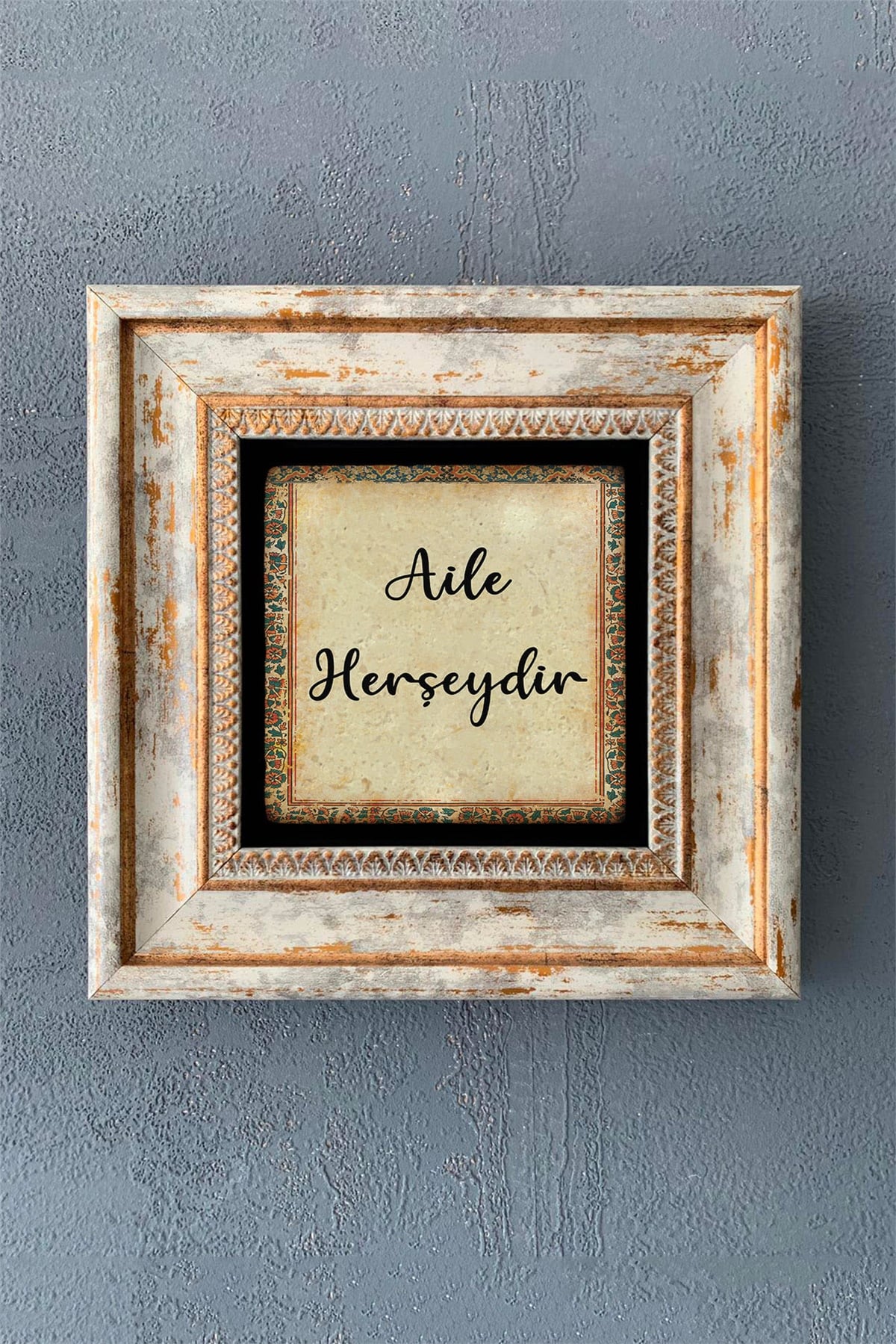 OSCAR STONE DECOR TEKLİ ÇERÇEVELİ DOĞALTAŞ DUVAR DEKORU / CDD1-40-1059 (WALL DECOR)