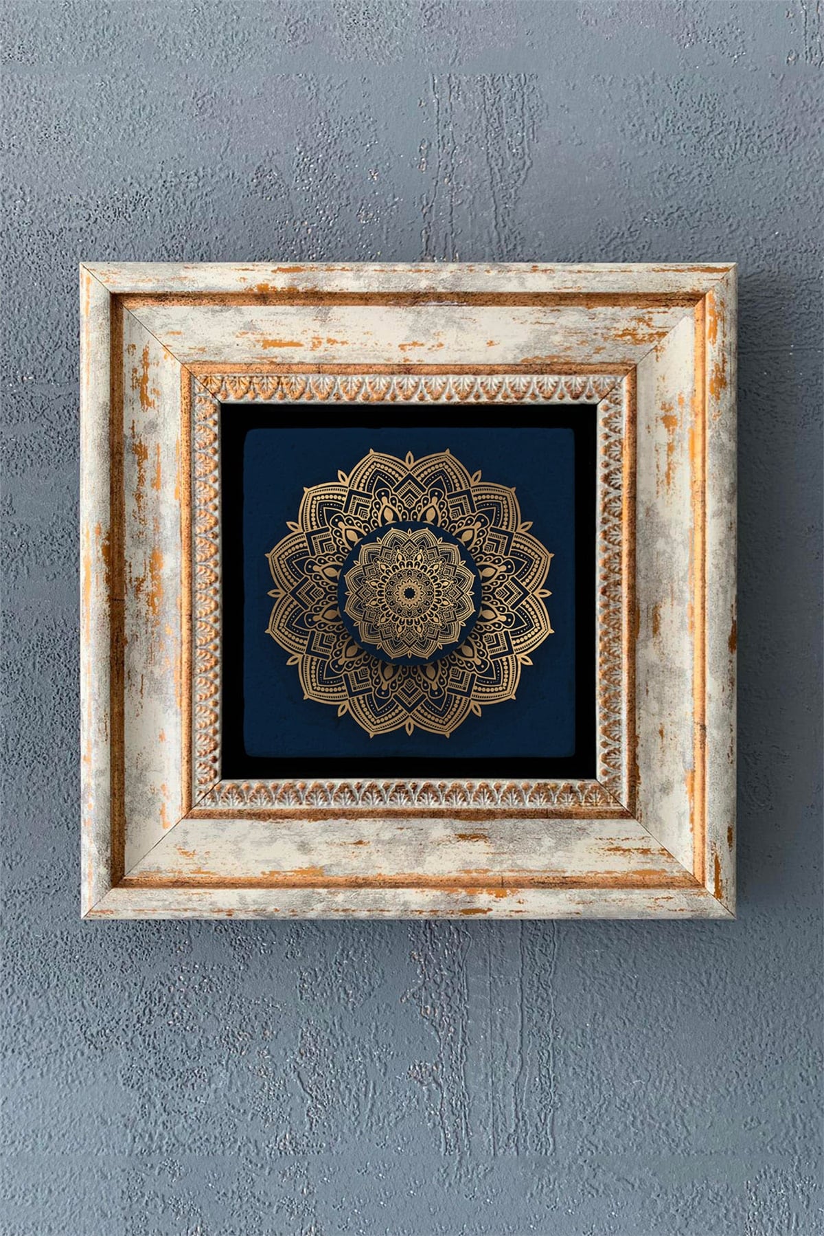 OSCAR STONE DECOR TEKLİ ÇERÇEVELİ DOĞALTAŞ DUVAR DEKORU / CDD1-40-1199 (WALL DECOR)