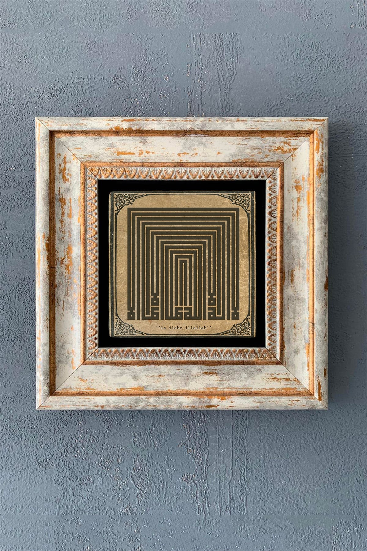 OSCAR STONE DECOR TEKLİ ÇERÇEVELİ DOĞALTAŞ DUVAR DEKORU / CDD1-40-1167 (WALL DECOR)
