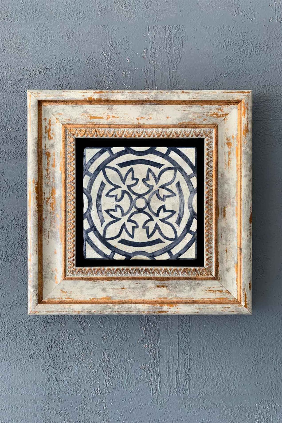 OSCAR STONE DECOR TEKLİ ÇERÇEVELİ DOĞALTAŞ DUVAR DEKORU / CDD1-40-1305 (WALL DECOR)