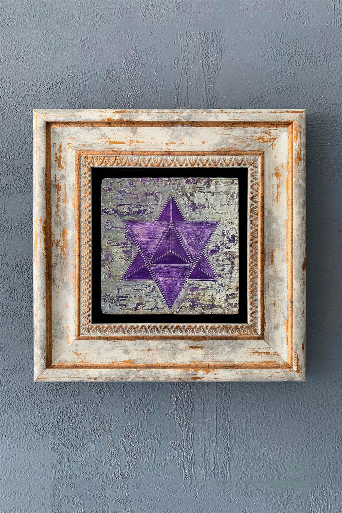 OSCAR STONE DECOR TEKLİ ÇERÇEVELİ DOĞALTAŞ DUVAR DEKORU / CDD1-40-1068 (WALL DECOR)