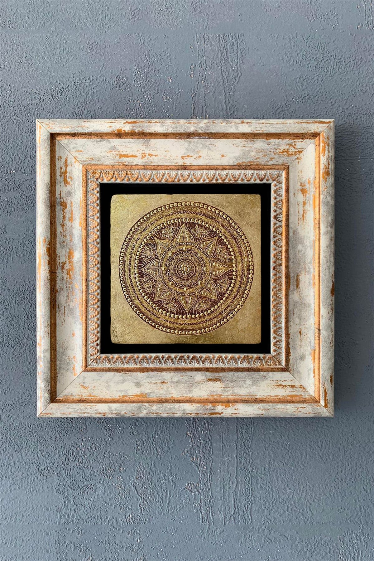 OSCAR STONE DECOR TEKLİ ÇERÇEVELİ DOĞALTAŞ DUVAR DEKORU / CDD1-40-1064 (WALL DECOR)