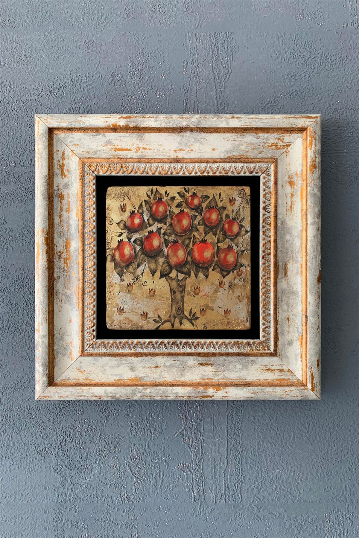 OSCAR STONE DECOR TEKLİ ÇERÇEVELİ DOĞALTAŞ DUVAR DEKORU / CDD1-40-1070 (WALL DECOR)
