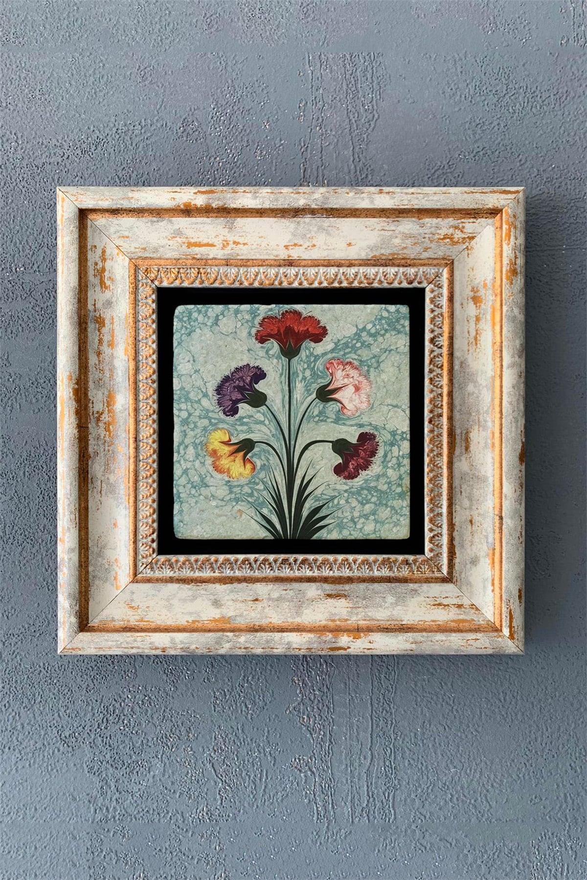 OSCAR STONE DECOR TEKLİ ÇERÇEVELİ DOĞALTAŞ DUVAR DEKORU / CDD1-40-1224 (WALL DECOR)