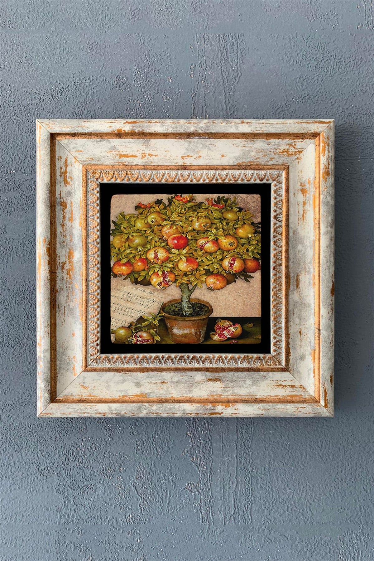 OSCAR STONE DECOR TEKLİ ÇERÇEVELİ DOĞALTAŞ DUVAR DEKORU / CDD1-40-1056 (WALL DECOR)