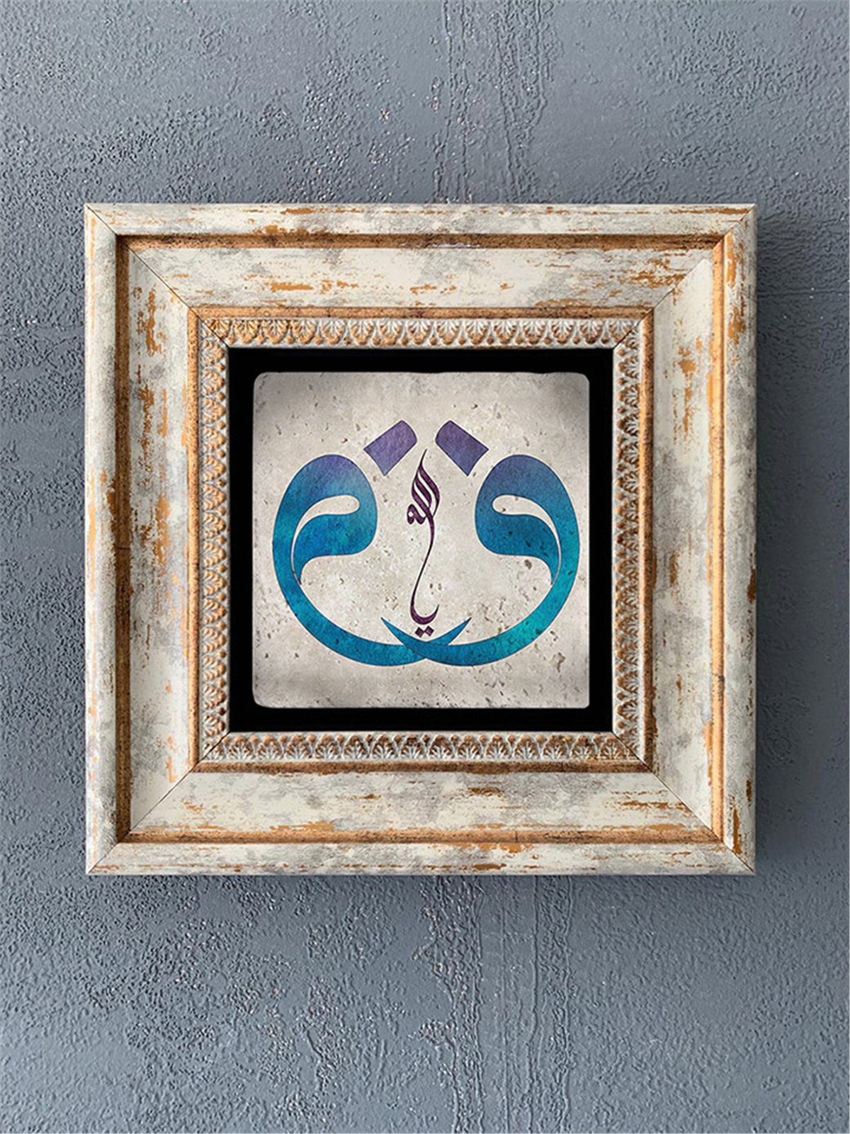 OSCAR STONE DECOR TEKLİ ÇERÇEVELİ DOĞALTAŞ DUVAR DEKORU / CDD1-40-391 (WALL DECOR)
