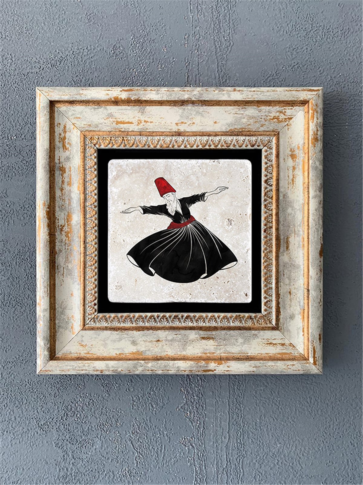 OSCAR STONE DECOR TEKLİ ÇERÇEVELİ DOĞALTAŞ DUVAR DEKORU / CDD1-40-097 (WALL DECOR)